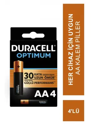 Duracell Optimum Alkalin AA Kalem Piller 4'lü Paket - 2