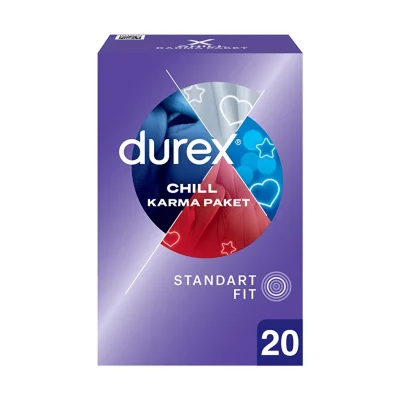 Durex Chill Karma Paket 20’li Prezervatif - 7