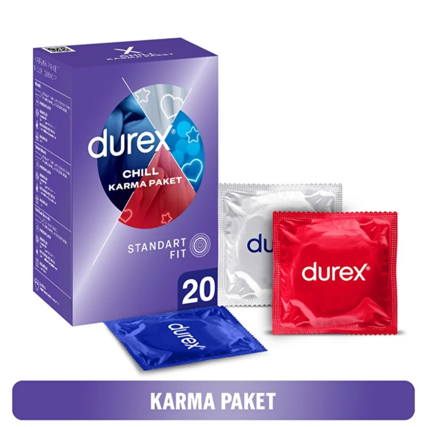 Durex Chill Karma Paket 20’li Prezervatif - 1