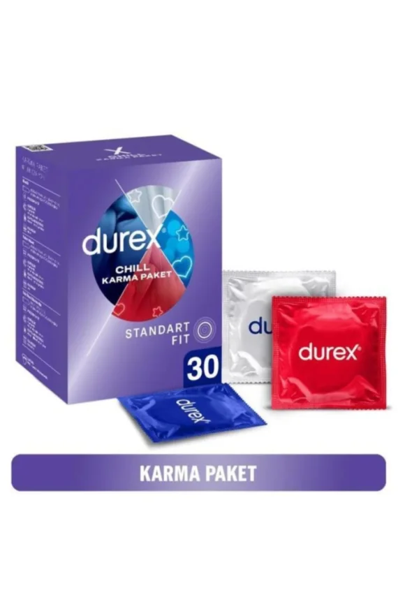 Durex Chill Karma Paket 30’li Prezervatif - 1