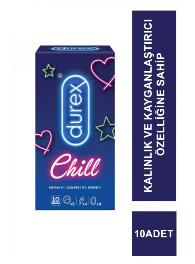 Durex Chill Prezervatif 10 Adet - Durex