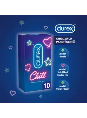 Durex Chill Prezervatif 10 Adet - 2