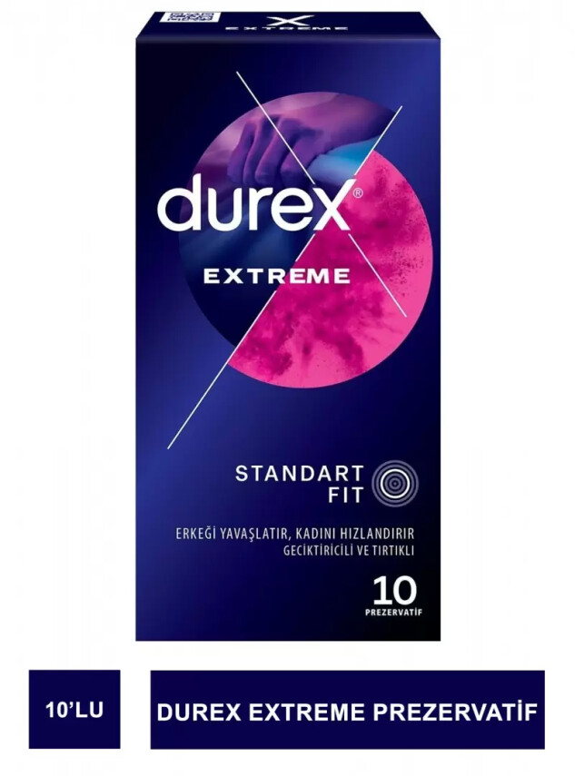 Durex Extreme Prezervatif 10'lu - Durex