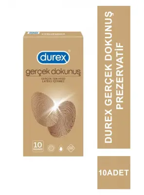 Durex Gerçek Dokunuş Prezervatif 10'lu - Durex