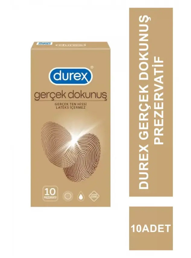 Durex Gerçek Dokunuş Prezervatif 10'lu - 1