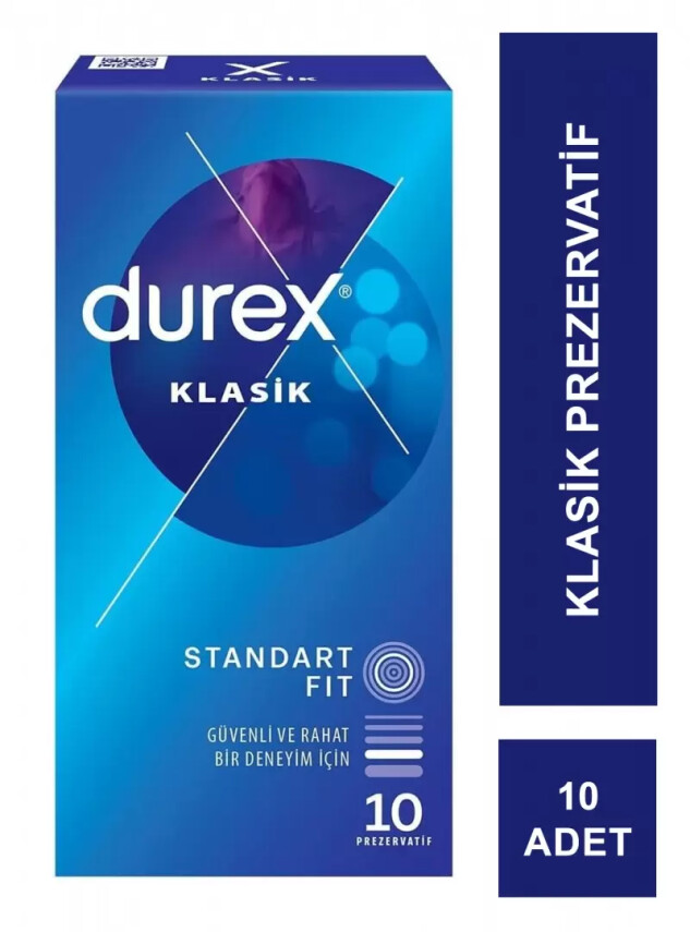 Durex Klasik Prezervatif 10 Adet - Durex