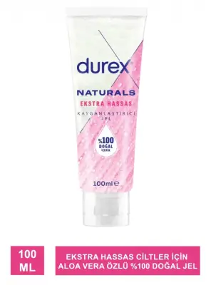 Outlet - Durex Naturals Ektsra Hassas Jel 100 ml - 2