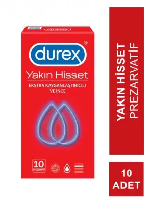 Durex Yakın Hisset Prezarvatif 10'lu - 1