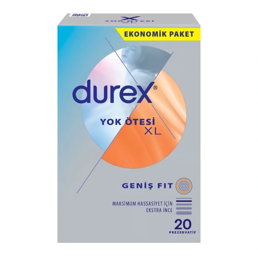 Durex Yok Ötesi Ekstra İnce Ekstra XL 20li Prezervatif - 2
