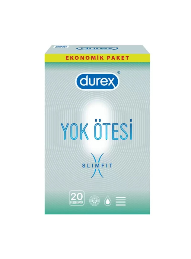 Durex Yok Ötesi Slim Fit Prezervatif 20 Adet - Durex