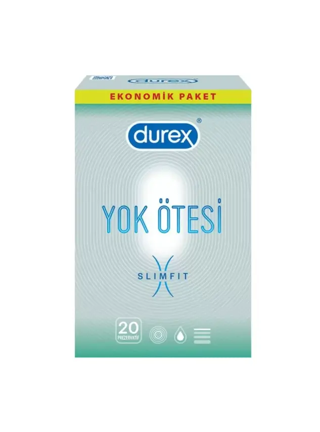 Durex Yok Ötesi Slim Fit Prezervatif 20 Adet - 1