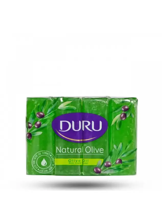 Duru Zeytinyağı Özlü ve Zeytin Yapraklı Arındırıcı Bakım Sabunu 4x160g - 1