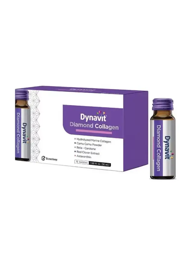 Dynavit Diamond Collagen Sıvı Takviye Edici Gıda 10 x 50 ml - 1
