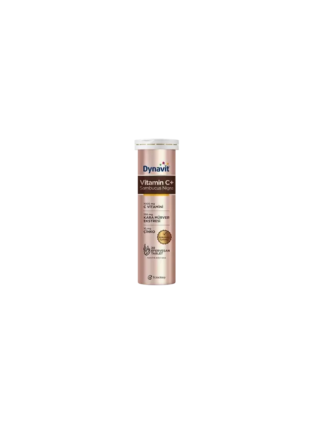 Dynavit Vitamin C+ Sambucus Nigra 20 Efervesan Tablet - 2