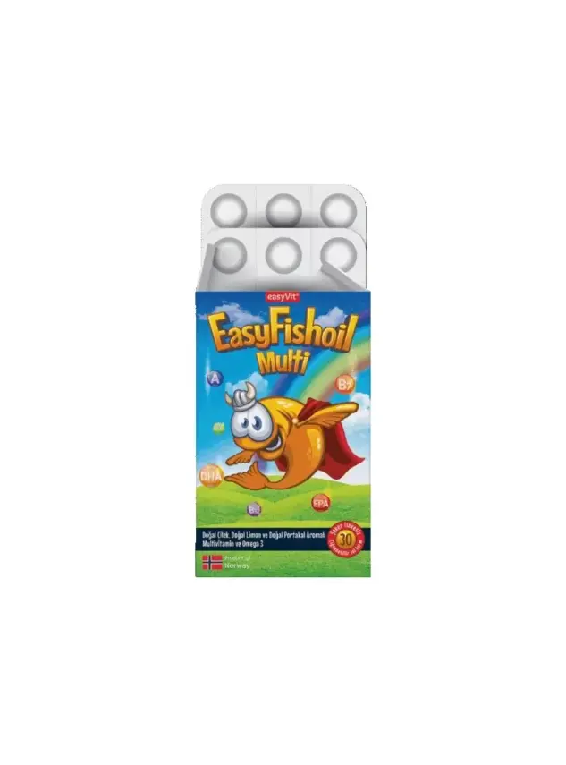 OUTLET-EasyFishoil Multi Omega 3 30 Çiğnenebilir Jel Tablet - 1