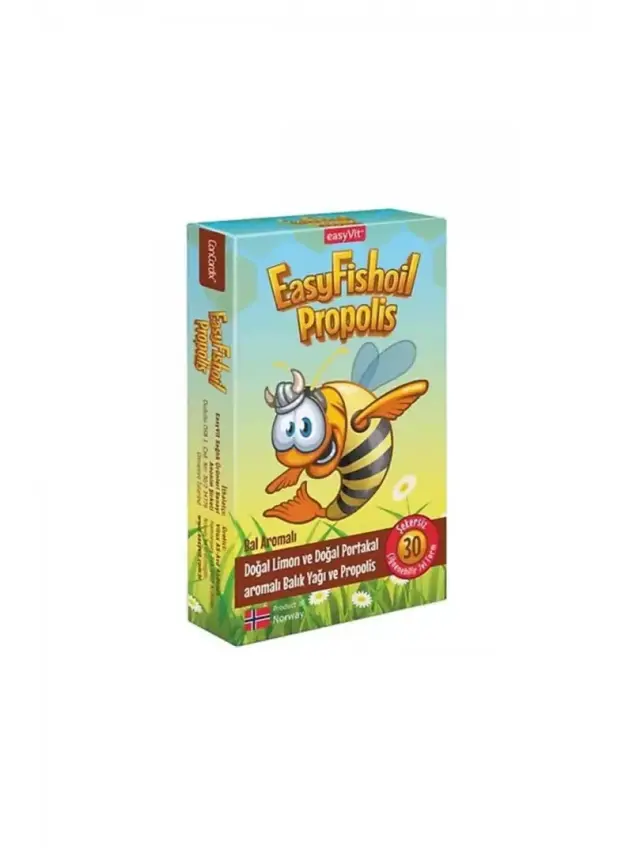EasyFishoil Propolis Çiğnenebilir 30 Jel Tablet - 1