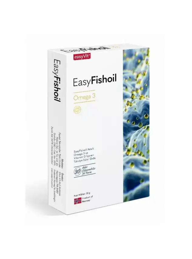 Easyvit EasyFishOil Omega 3 Yetişkin Jel Form 30 Tablet - 1