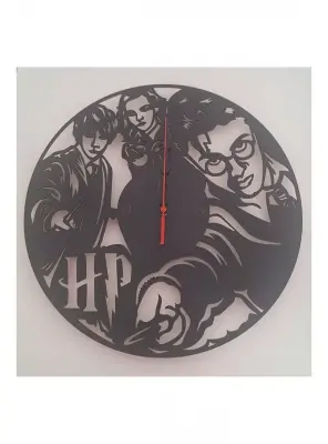 Ebruli Sanat Tasarım Harry Potter Dekoratif Duvar Saati - 2