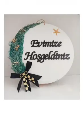 Ebruli Sanat Tasarım Hoşgeldin Kapı Süsü - 1
