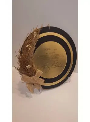 Ebruli Sanat Tasarım Hoşgeldiniz Kapı Süsü - 1
