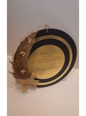 Ebruli Sanat Tasarım Hoşgeldiniz Kapı Süsü - 2
