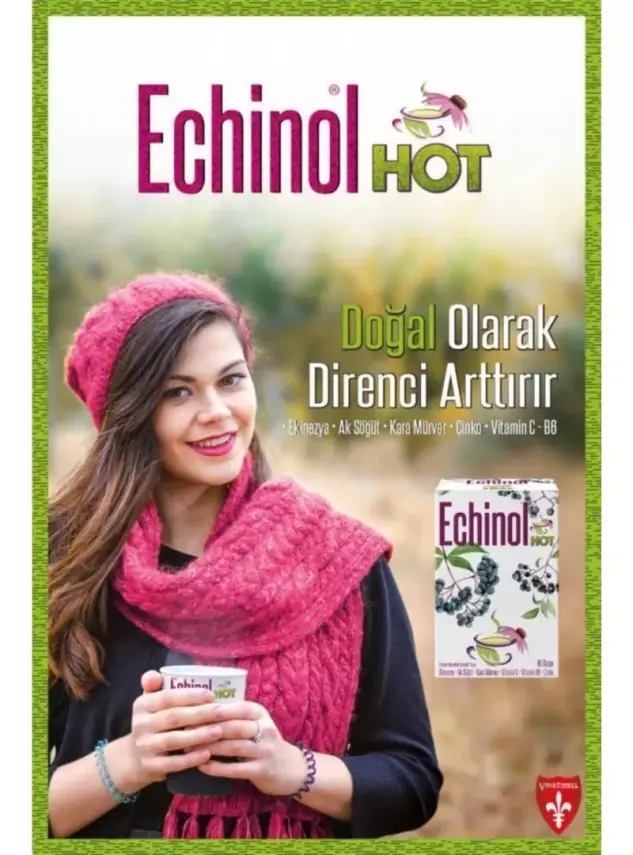 Echinol Hot Ekinezya - Kara Mürver - Limon Aromalı 10 Saşe - 2