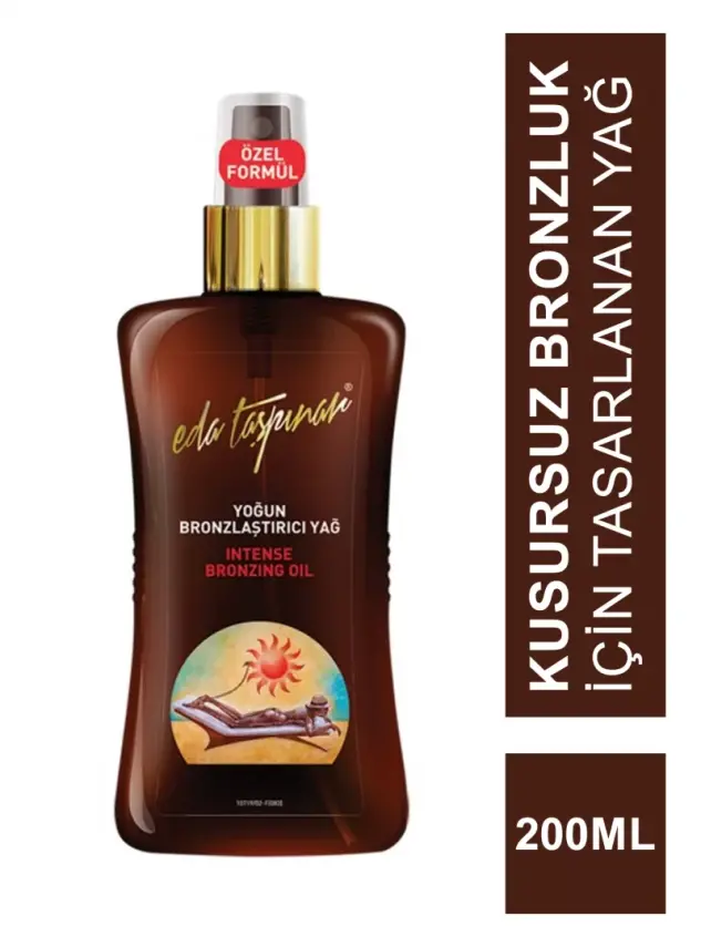 Eda Taşpınar Yoğun Bronzlaştırıcı Yağ Spf0 200 ml - 1