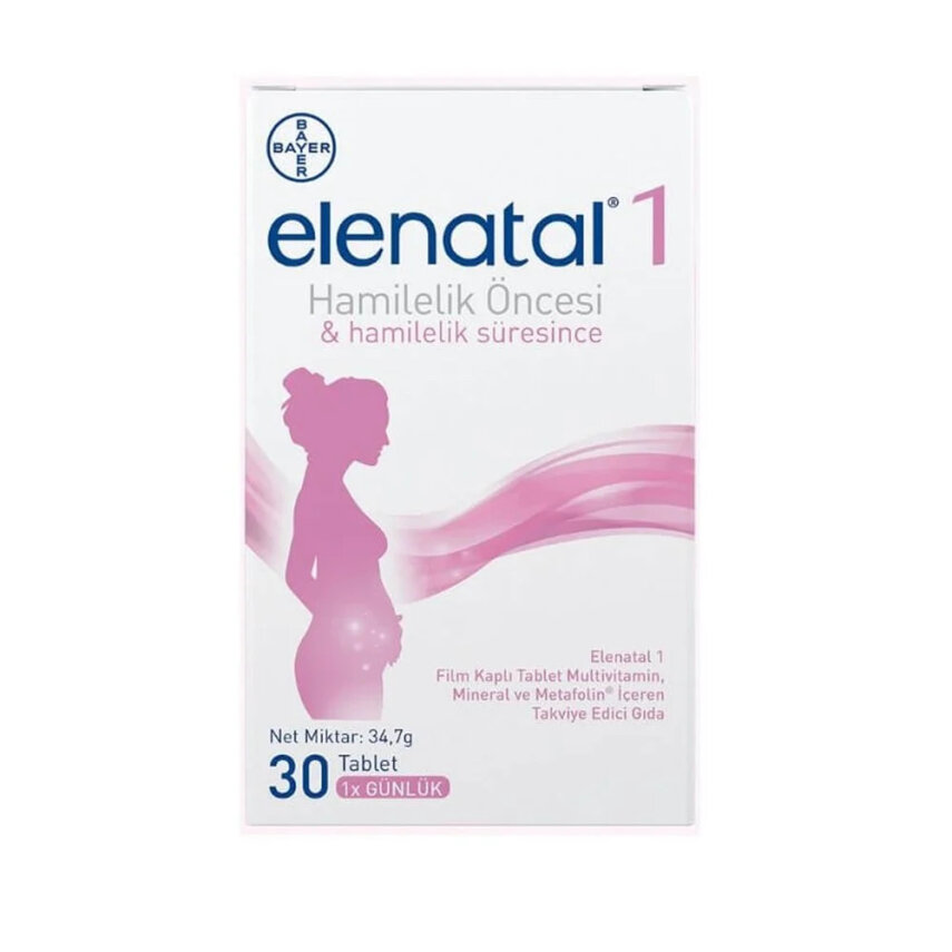 Elenatal 1 Takviye Edici Gıda 30 Tablet - 1