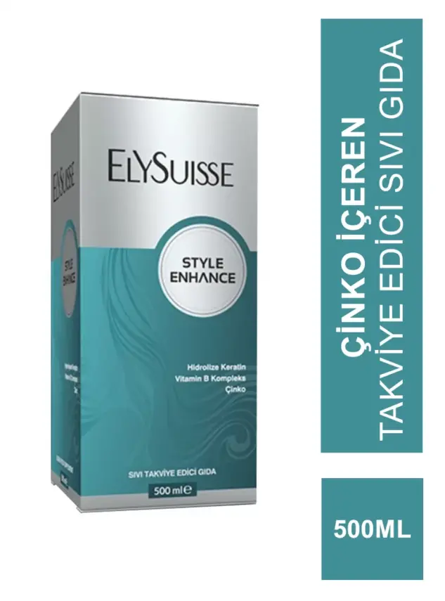 Elysuisse Style Enhance Sıvı Keratin Takviye Edici Gıda 500 ml - 1