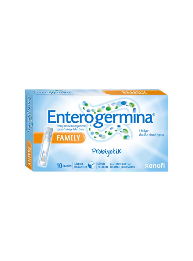 Enterogermina Family Probiyotik - 5 ml x 10 Flakon - - Enterogermina