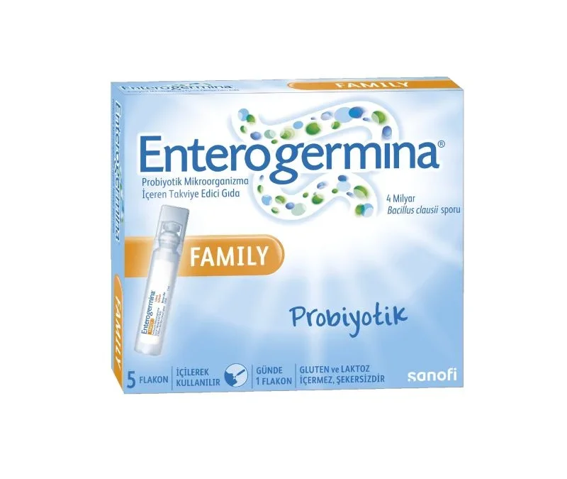 Enterogermina Family Probiyotik - 5 ml x 5 Flakon - Kopya - 1
