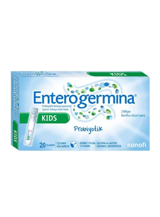 Enterogermina Kids 2-10 Yaş Probiyotik - 5 ml x 20 Flakon - - Enterogermina