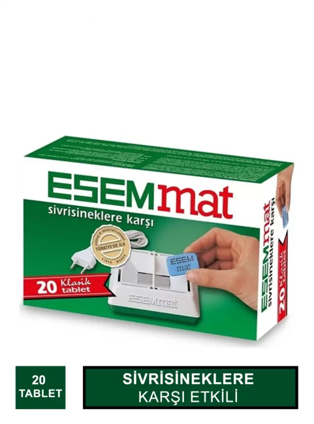 Esemmat Sivrisinek Kovucu 20 Tablet - 1