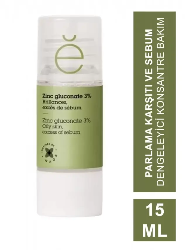 Etat Pur Çinko Glukonat %3 Parlama Karşıtı Saf Konsantre Bakım 15 ml - 2
