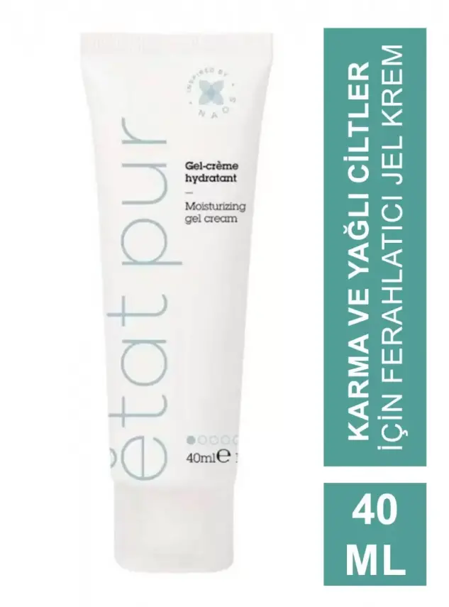Etat Pur Moisturizing Gel Cream - Karma/Yağlı Ciltler - 40 ml - 2