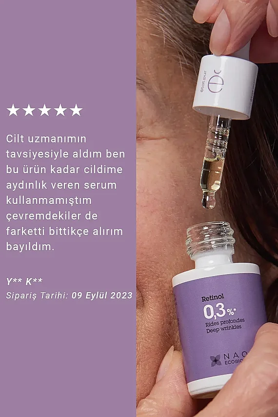 Etat Pur Pure Active Retinol %0,3 Konsantre Bakım Ürünü 15ml - 8