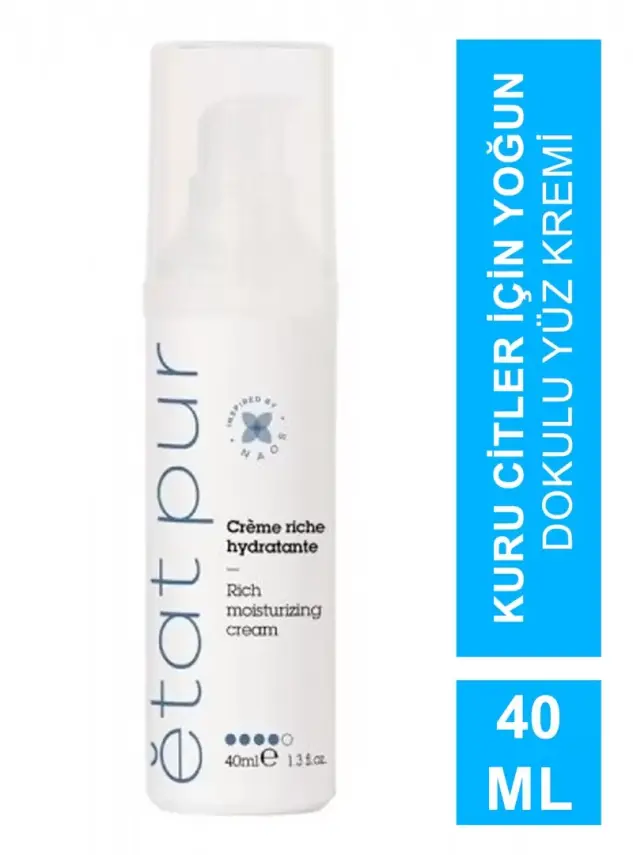 Etat Pur Rich Moisturizing Cream - Kuru Ciltler - 40 ml - 2