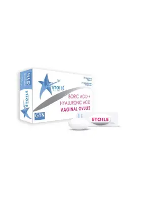 Etoile Boric Acid + Hyaluronic Asid Vaginal Ovules 10x2gr - 2
