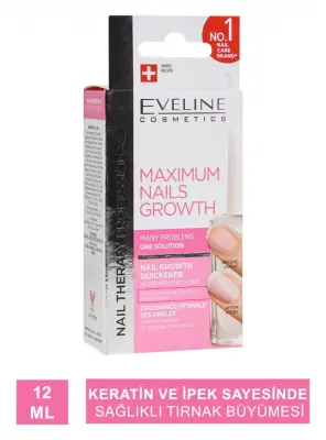 Eveline Maximum Nails Growth - Sağlıklı Tırnak Büyümesi - 12 ml - Eveline Kozmetik