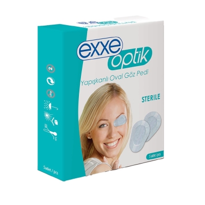 Exxe Optik Yapışkanlı Oval Göz Pedi Yetişkin 5li - Exxe