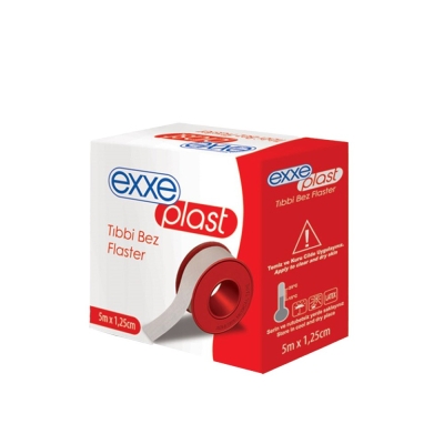 Exxe Plast Tıbbi Bez Flaster 5 m x 1,25 cm - Exxe
