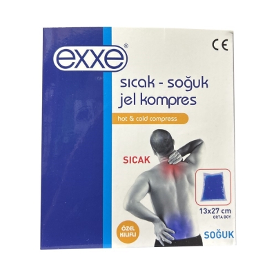 Exxe Sıcak Soğuk Jel Kompres Kılıflı 13 x 27cm - Exxe