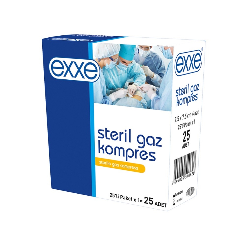 Exxe Steril Gaz Kompres 7,5x7,5 cm 5li - 5 Adet - 1