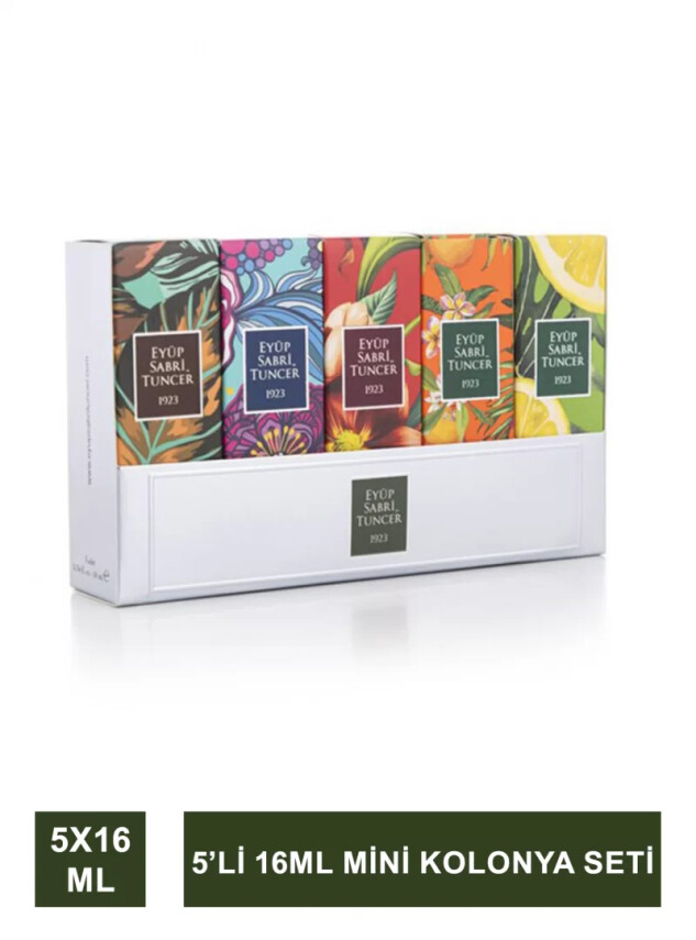 Eyüp Sabri Tuncer 5'li 16 ml Kolonya Set-1 - Eyüp Sabri Tuncer