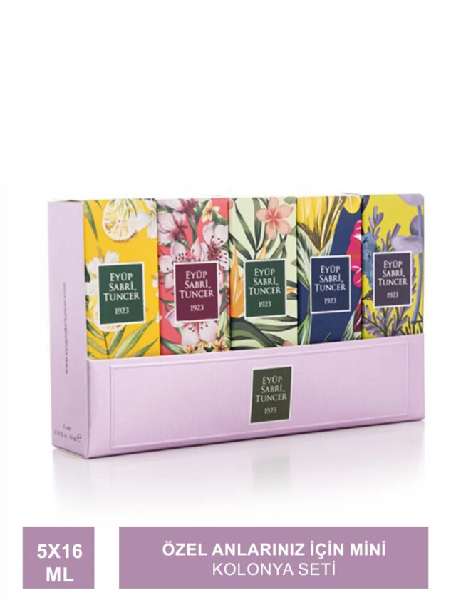 Eyüp Sabri Tuncer 5'li 16 ml Kolonya Set-2 - Eyüp Sabri Tuncer
