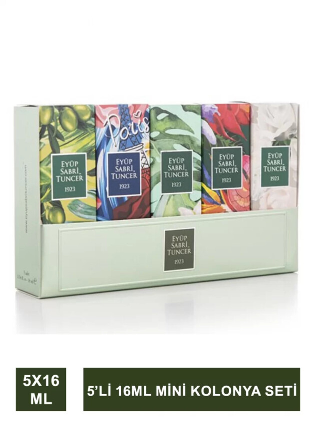 Eyüp Sabri Tuncer 5'li 16 ml Kolonya Set-3 - Eyüp Sabri Tuncer