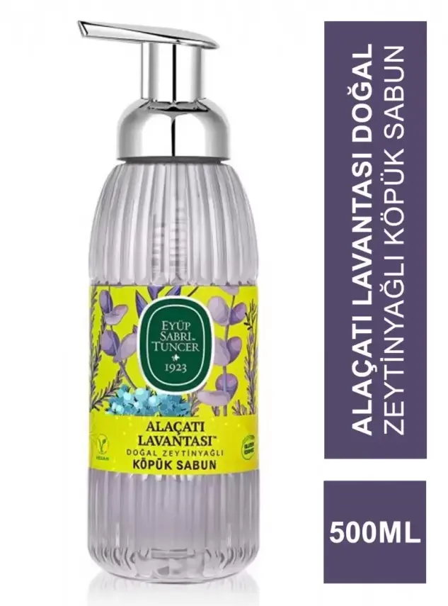 Eyüp Sabri Tuncer Alaçatı Lavantası Doğal Zeytinyağlı Köpük Sabun 500 ml - 2