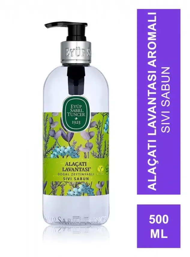 Eyüp Sabri Tuncer Alaçatı Lavantası Sıvı Sabun 500 ml - 1