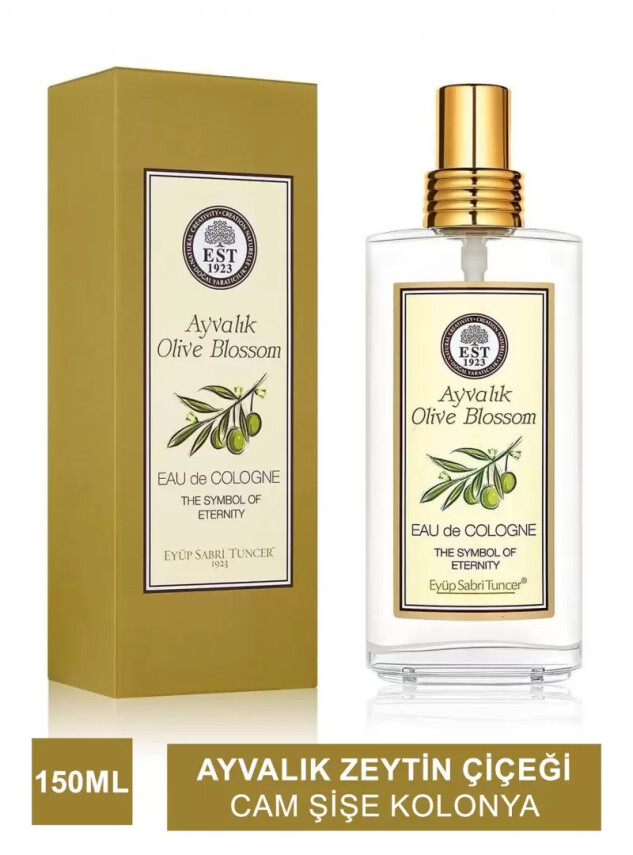 Eyüp Sabri Tuncer Ayvalık Zeytin Çiçeği 150 ml Eau De Cologne - Cam Şişe - Eyüp Sabri Tuncer