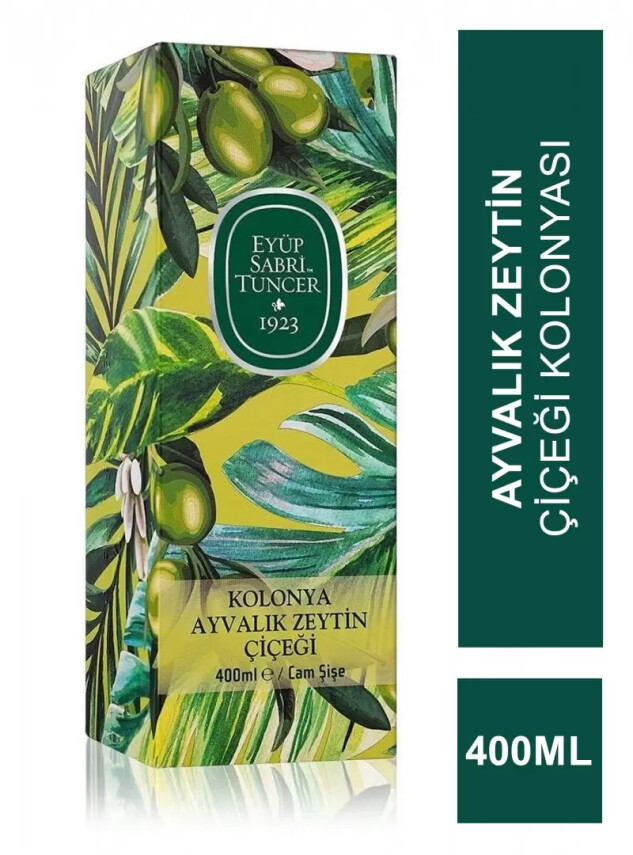 Eyüp Sabri Tuncer Ayvalık Zeytin Çiçeği Kolonyası 400ml Cam Şişe - Eyüp Sabri Tuncer
